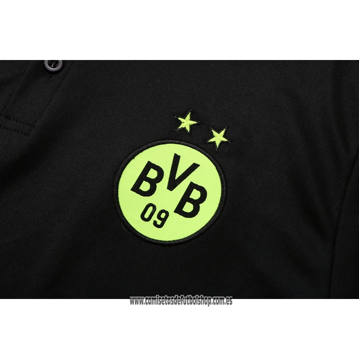 Camiseta Polo del Borussia Dortmund 22-23 Negro
